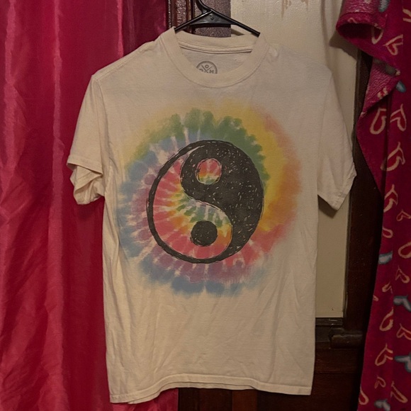 Tie-Dye Yin Yang Short Sleeve Tee - Picture 1 of 1